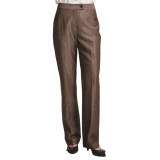 Louben Thin Pinstripe Pants - Tab Front (For Women)