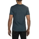One-Pocket Pinstripe T-Shirt - Crew Neck, Short Sleeve (For Men)