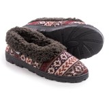 Muk Luks Sweater Slippers - Plush Lined (For Women)