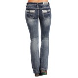 Rock & Roll Cowgirl Rival Multi-Stitch Jeans - Low Rise, Slim Fit, Bootcut (For Women)