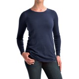 Forte Cashmere Ribbed Back Sweater - Merino Wool (For Women)