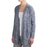 Harmony and Balance Hacci Tulip Back Cardigan Sweater - Open Front (For Women)