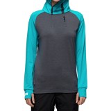 Mons Royale Tech Hoodie Shirt - Merino Wool, Zip Neck, Long Sleeve (For Women)