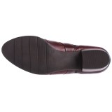Tamaris Stacked Heel Shoes - Leather, Slip-Ons (For Women)
