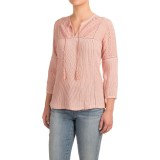 Lucky Brand Eyelet Peasant Top - 3/4 Sleeve (For Women)