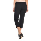 Joan Vass Zip Capris (For Women)