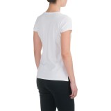Cynthia Rowley Cotton-Modal Shirt - V-Neck, Short Sleeve (For Women)