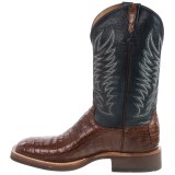Lucchese Caiman Belly Tail Cowboy Boots - W-Toe (For Men)