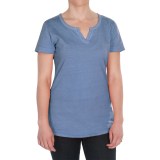 Woolrich First Forks Split-Neck Henley Shirt - Short Sleeve (For Women)