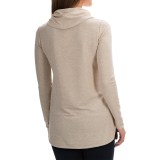 Cable & Gauge Cowl Neck Shirt - Long Sleeve (For Women)