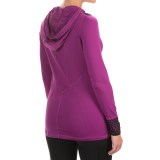 Layer 8 Hooded Stretch-Jersey Shirt - Long Sleeve (For Women)