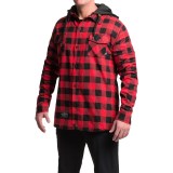 Saga Flannel Jacket - Insulated, Hooded (For Men)