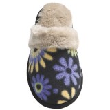 Acorn Fleece Scuff Slippers (For Women)