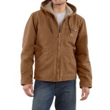 Carhartt Sandstone Sierra Jacket - Sherpa Lining, Factory Seconds (For Big Men)
