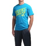 Brooks Heritage Running T-Shirt - UPF 30+, Crew Neck, Short Sleeve (For Men)