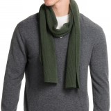 Portolano Rib-Knit Cashmere Scarf (For Men)
