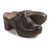 Dansko Deni Fringed Clogs - Leather (For Women)
