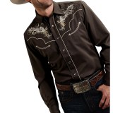 Roper Six Shooter Shirt - Snap Front, Long Sleeve (For Men)