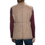 Kristen Blake Faux-Shearling Vest - Open Front (For Women)