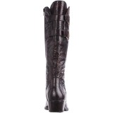 Born Berry Leather Riding Boots (For Women)