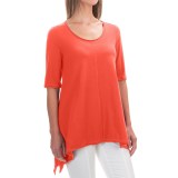 Neon Buddha Lifestyle Tee Tunic Shirt - Scoop Neck, Elbow Sleeve (For Women)