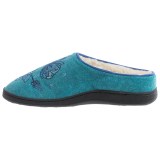 Acorn Talara Mule Slippers - Boiled Wool, Berber Fleece Lined (For Women)