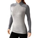 SmartWool NTS 250 Pattern Base Layer Top - Merino Wool, Zip Neck, Long Sleeve (For Women)