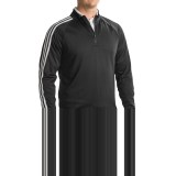 adidas golf 3 Stripes Layering Shirt - Zip Neck, Long Sleeve (For Men)
