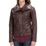Bernardo Leather Moto Jacket (For Women)