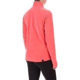adidas Reachout Fleece Pullover Shirt - Zip Neck, Long Sleeve (For Women)