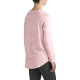 Harmony and Balance Hacci Knit Brushed Shirt - Scoop Neck, Long Sleeve (For Women)