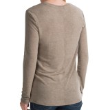 dylan Silky Rib T-Shirt - Long Sleeve (For Women)