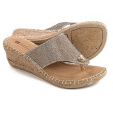 White Mountain Beachball Wedge Sandals (For Women)