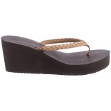 Sanuk Yoga Braided Wedge Sandals (For Women)