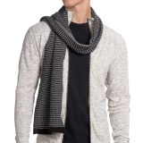 Portolano Waffle-Stitch Cashmere Scarf (For Men)