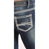 Rock & Roll Cowgirl Metallic Embroidery Jeans - Mid Rise, Bootcut (For Women)