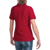UltraClub High-Performance Elite Polo Shirt - Pique Cotton Blend, Short Sleeve (For Women)
