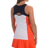 Tail Activewear Olive Cutout Tank Top - Modern Fit (For Women)