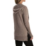 Max Studio Cashmere Hooded Sweater (For Women)