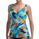 Captiva Summer Sweetness Crossover Tankini Top - Underwire (For Women)