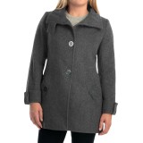 Kristen Blake Australian Wool Coat - Funnel Neck (For Women)