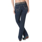 Wrangler Mae Premium Patch Jean - Low Rise (For Women)