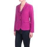Herringbone Wool Blend Blazer (For Women)