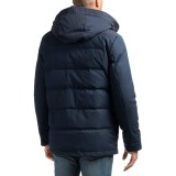 Cole Haan Mixed Media Hooded Down Jacket (For Men)