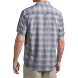 White Sierra Ningaloo Plaid Shirt - UPF 30+, Short Sleeve (For Men)