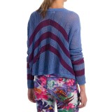 Roxy Rocky Point Stripe Crop Sweater (For Women)