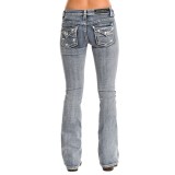 Rock & Roll Cowgirl Bling Stitch Jeans - Low Rise, Bootcut (For Women)