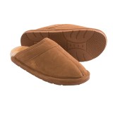 Dije California Suede Scuff Slippers - Sheepskin Lined (For Men)
