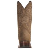 Nocona Waxy Suede Cowboy Boots - Round Toe, Walking Heel (For Men)