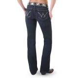 Wrangler Mae Premium Patch Jean - Low Rise (For Women)